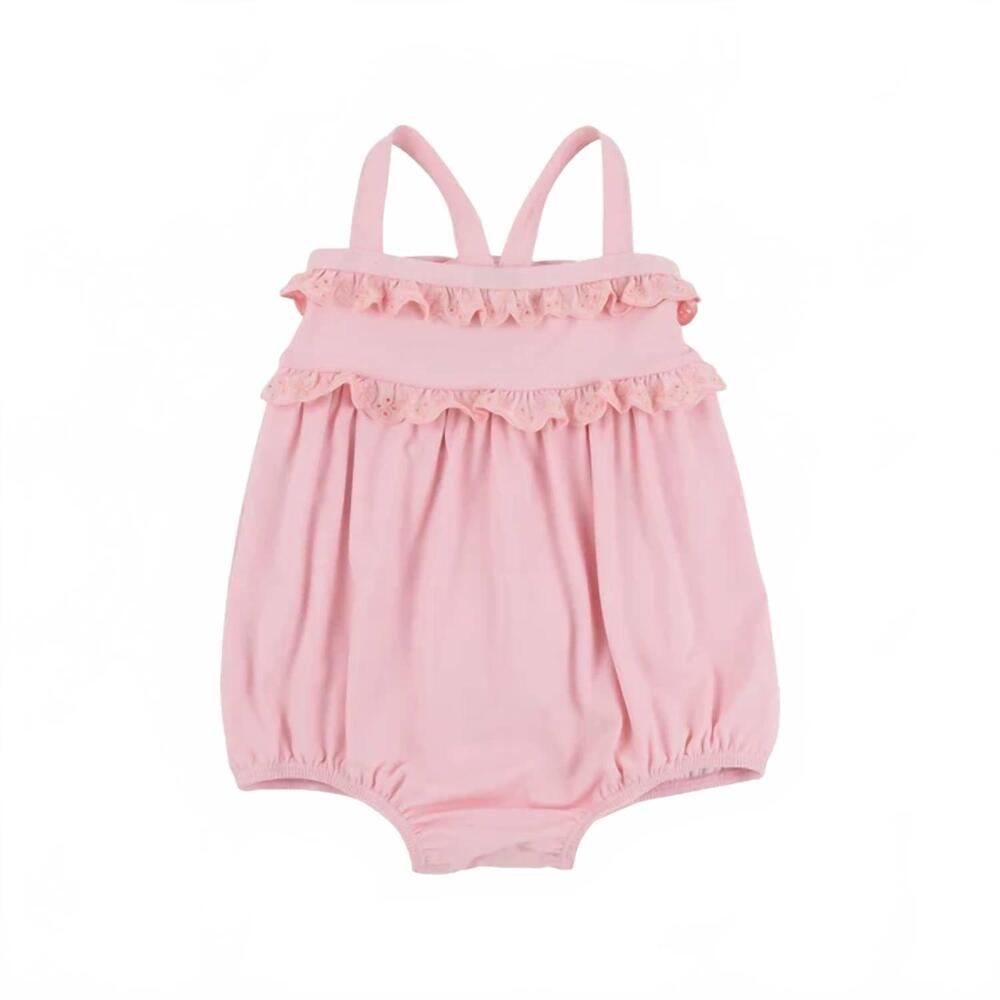 NEW THE BEAUFORT BONNET COMPANY girl's st bart's bubble bathing suit in palm bea